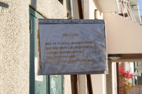 Cartaz de apelo ao civismo