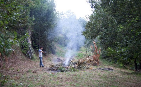 O fim da limpeza às 20h13